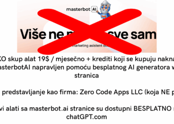 Izbjegavati MasterBOT.ai i slične prijevare